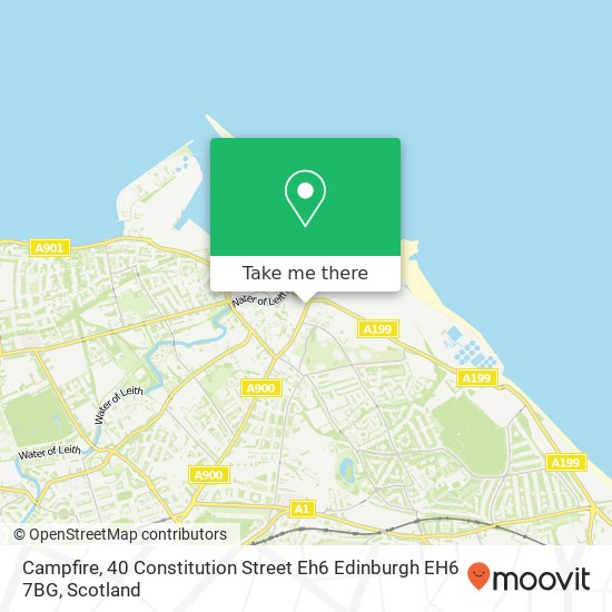 Campfire, 40 Constitution Street Eh6 Edinburgh EH6 7BG map