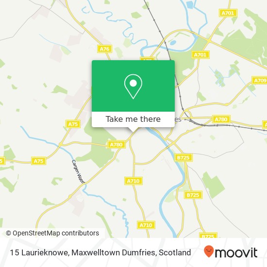 15 Laurieknowe, Maxwelltown Dumfries map