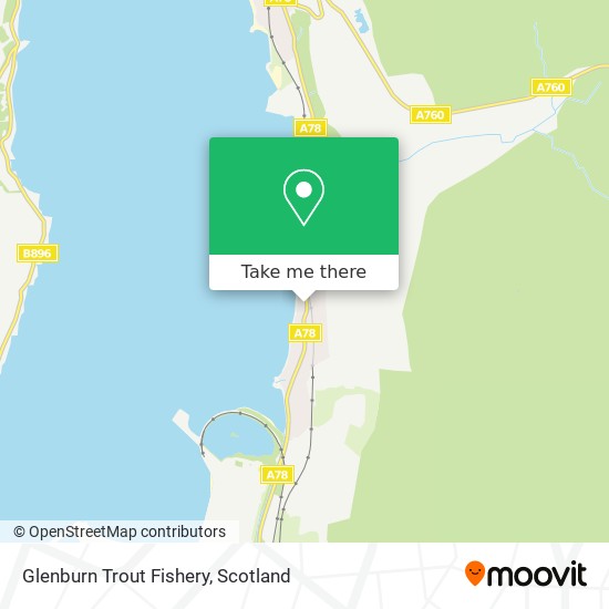 Glenburn Trout Fishery map