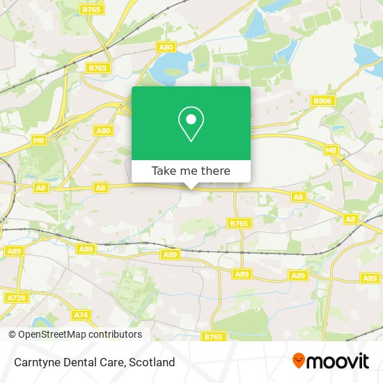 Carntyne Dental Care map