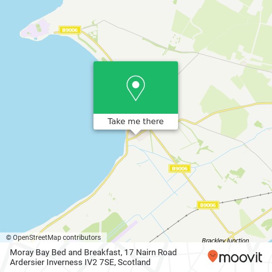 Moray Bay Bed and Breakfast, 17 Nairn Road Ardersier Inverness IV2 7SE map