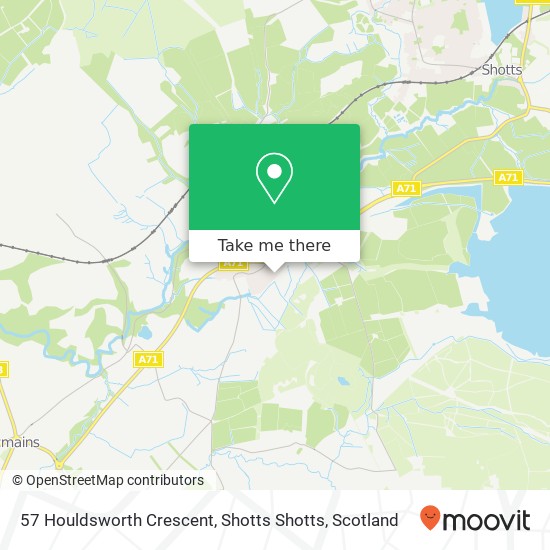 57 Houldsworth Crescent, Shotts Shotts map