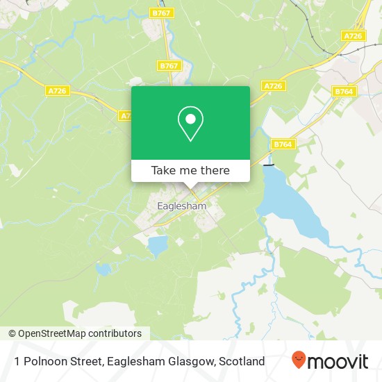 1 Polnoon Street, Eaglesham Glasgow map