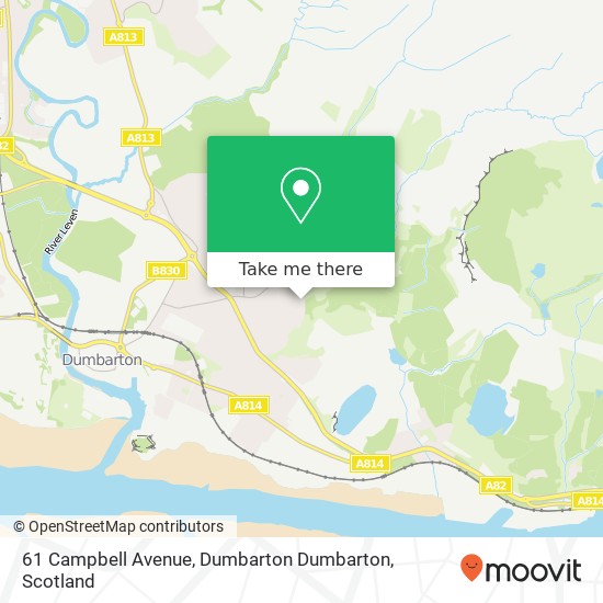 61 Campbell Avenue, Dumbarton Dumbarton map