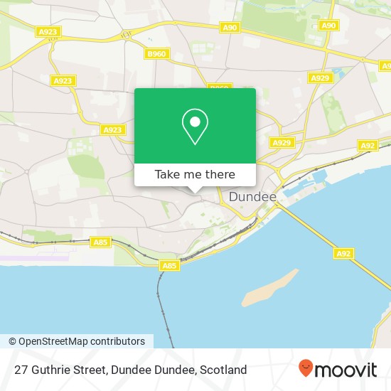 27 Guthrie Street, Dundee Dundee map