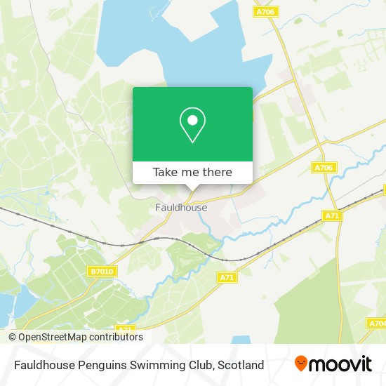 Fauldhouse Penguins Swimming Club map