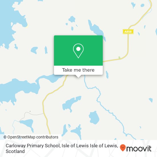 Carloway Primary School, Isle of Lewis Isle of Lewis map