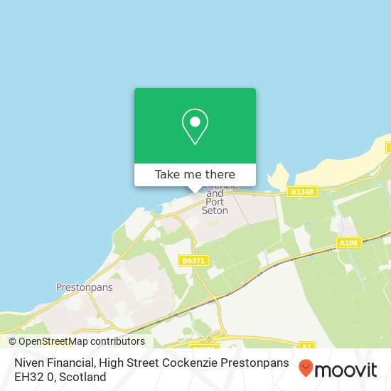 Niven Financial, High Street Cockenzie Prestonpans EH32 0 map