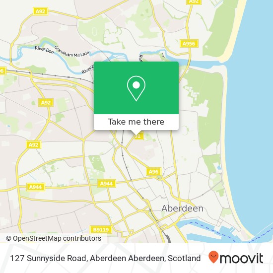 127 Sunnyside Road, Aberdeen Aberdeen map