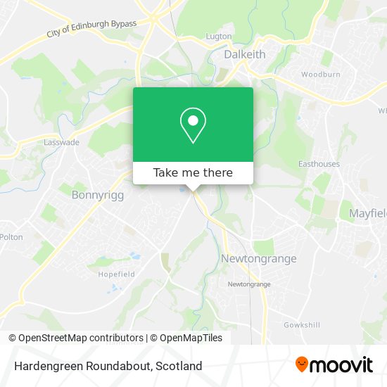 Hardengreen Roundabout map