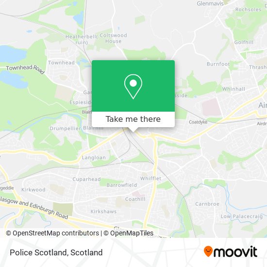 Police Scotland map