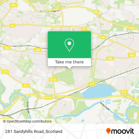 281 Sandyhills Road map
