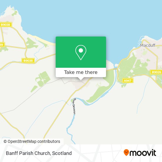 Banff Parish Church map