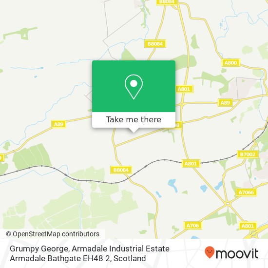 Grumpy George, Armadale Industrial Estate Armadale Bathgate EH48 2 map