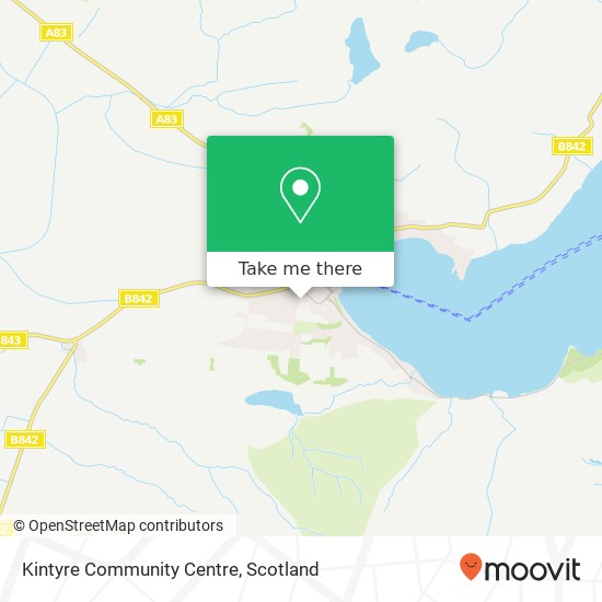 Kintyre Community Centre map