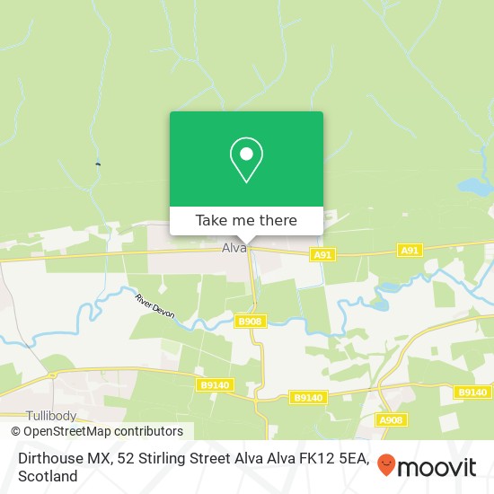 Dirthouse MX, 52 Stirling Street Alva Alva FK12 5EA map