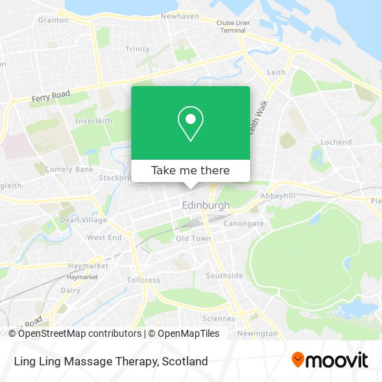 Ling Ling Massage Therapy map