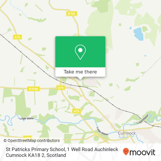 St Patricks Primary School, 1 Well Road Auchinleck Cumnock KA18 2 map