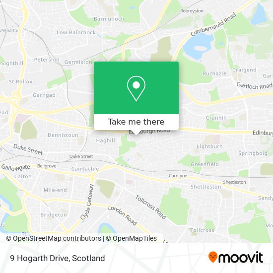 9 Hogarth Drive map