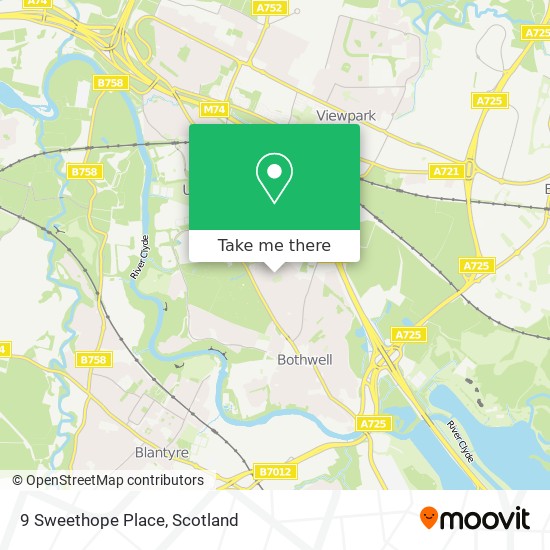 9 Sweethope Place map