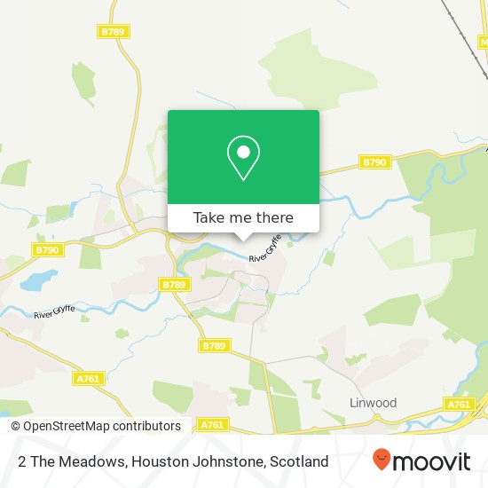 2 The Meadows, Houston Johnstone map