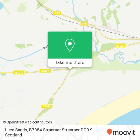 Luce Sands, B7084 Stranraer Stranraer DG9 9 map