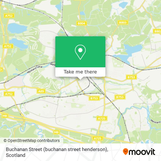Buchanan Street (buchanan street henderson) map