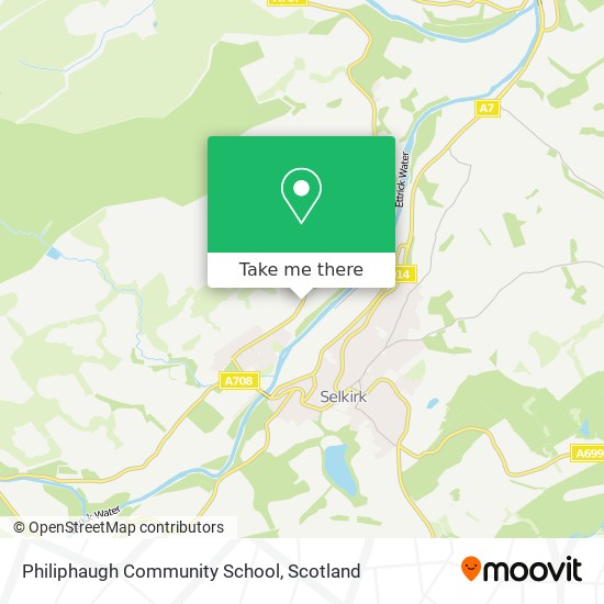 Philiphaugh Community School map