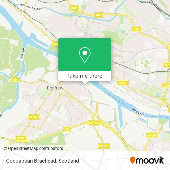 Cocoabean Braehead map