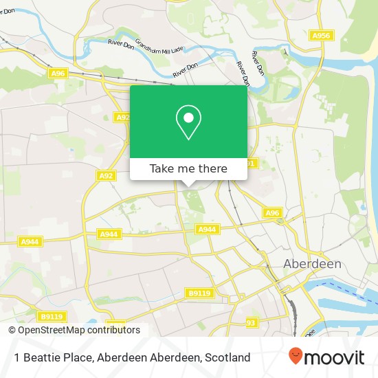 1 Beattie Place, Aberdeen Aberdeen map