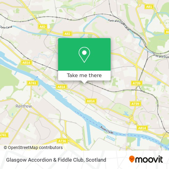 Glasgow Accordion & Fiddle Club map