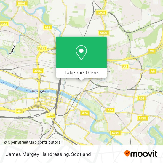 James Margey Hairdressing map