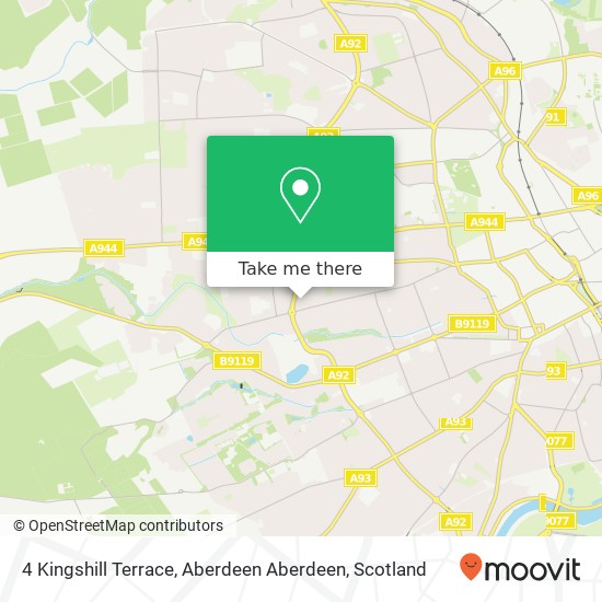 4 Kingshill Terrace, Aberdeen Aberdeen map