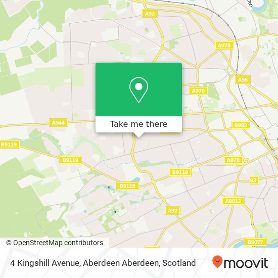4 Kingshill Avenue, Aberdeen Aberdeen map