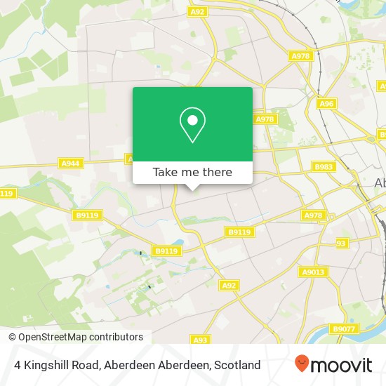 4 Kingshill Road, Aberdeen Aberdeen map
