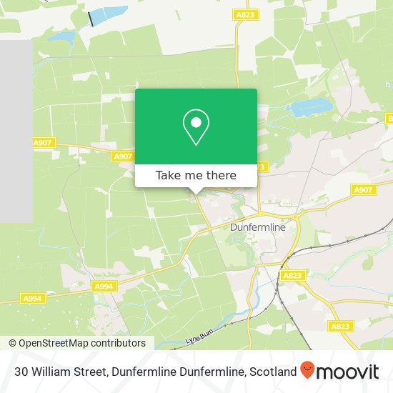 30 William Street, Dunfermline Dunfermline map