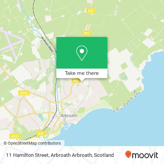 11 Hamilton Street, Arbroath Arbroath map