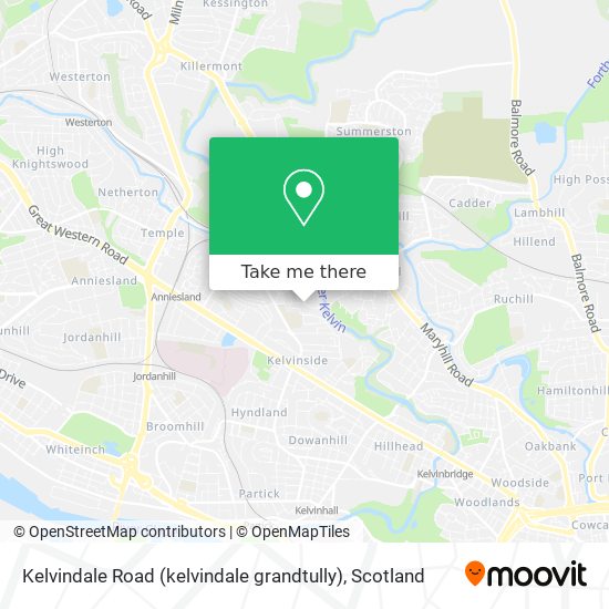 Kelvindale Road (kelvindale grandtully) map