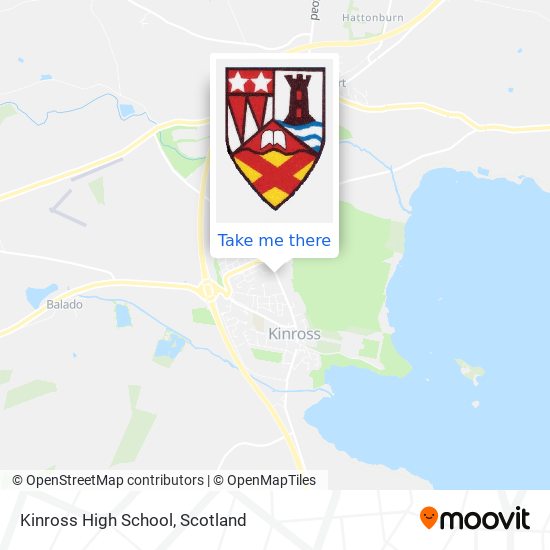 Kinross High School map