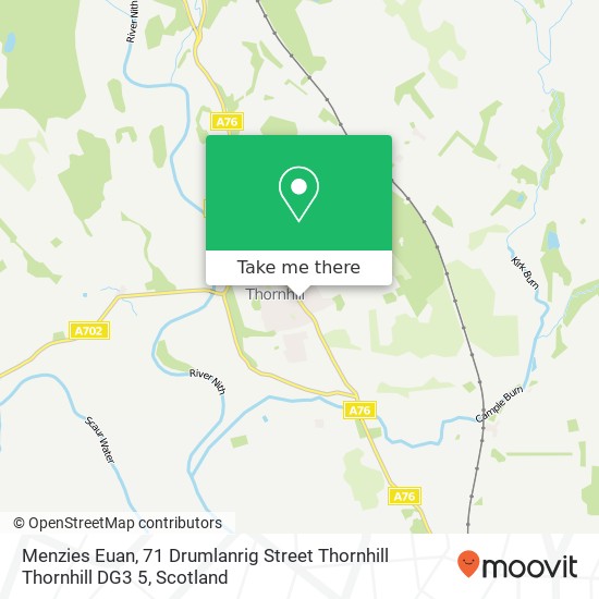 Menzies Euan, 71 Drumlanrig Street Thornhill Thornhill DG3 5 map