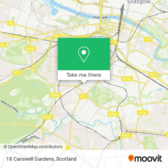 18 Carswell Gardens map