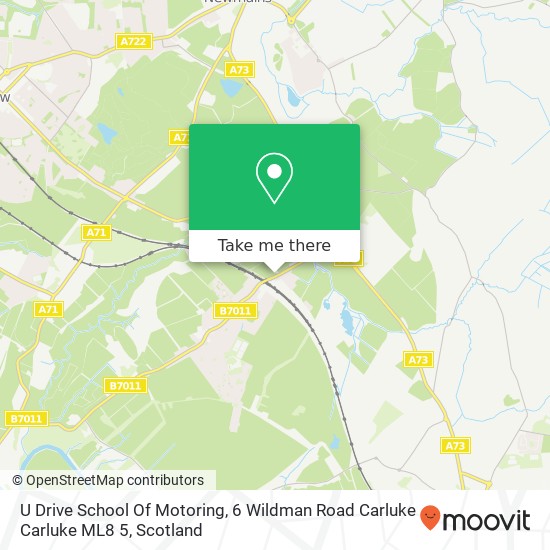 U Drive School Of Motoring, 6 Wildman Road Carluke Carluke ML8 5 map