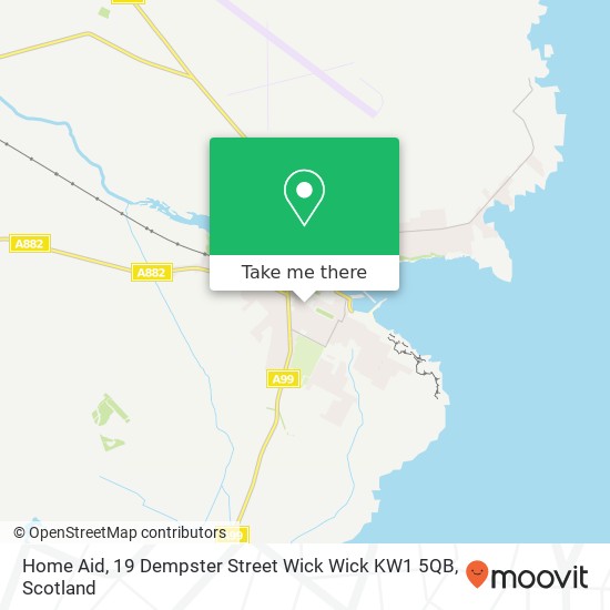 Home Aid, 19 Dempster Street Wick Wick KW1 5QB map