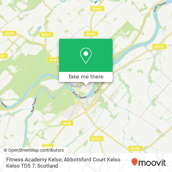 Fitness Academy Kelso, Abbotsford Court Kelso Kelso TD5 7 map