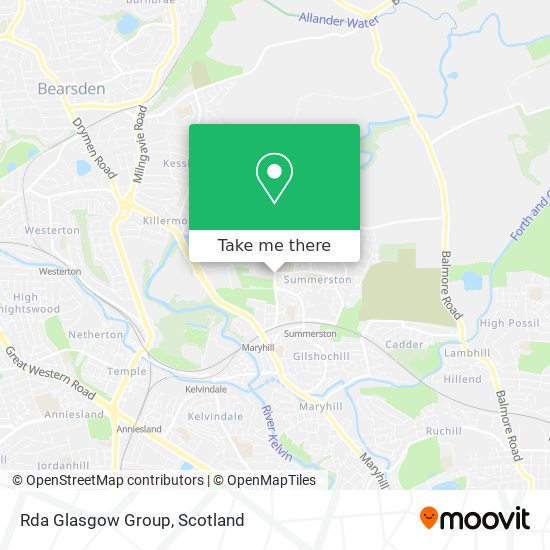 Rda Glasgow Group map