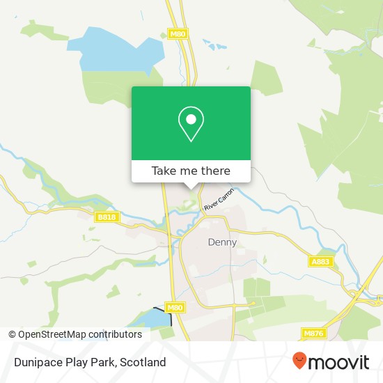Dunipace Play Park map