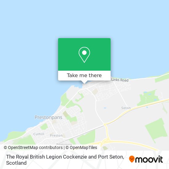 The Royal British Legion Cockenzie and Port Seton map