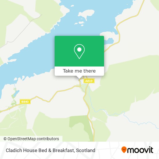 Cladich House Bed & Breakfast map