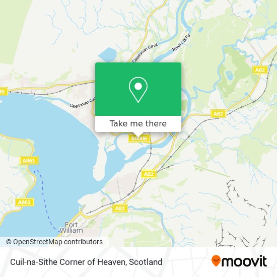Cuil-na-Sithe Corner of Heaven map