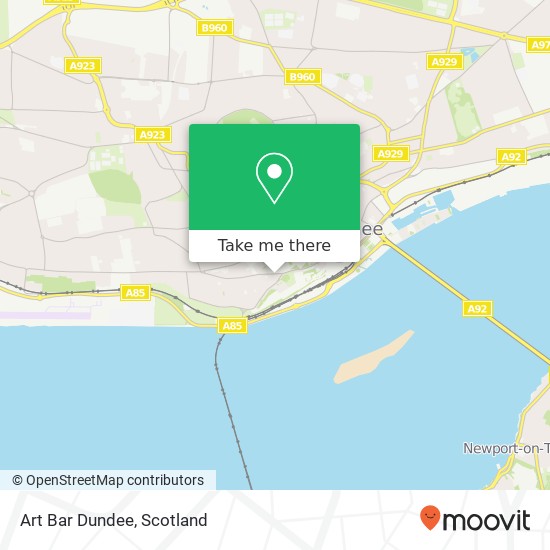 Art Bar Dundee map